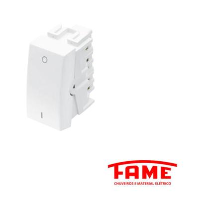 Imagem de Módulo Interruptor Bipolar Simples 20A 250V Habitat - Fame