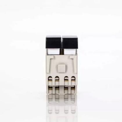 Imagem de Módulo Interruptor Duplo Paralelo Sleek Preto Margirius