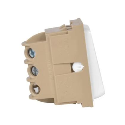 Imagem de Módulo Interruptor Intermediário 10A 250V Branco ZEFFIA