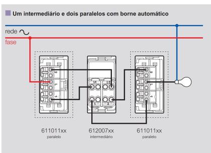Imagem de Módulo Interruptor Intermediário 10A Branco 612007 Pial Plus