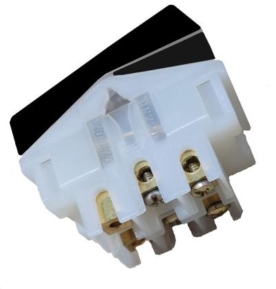 Imagem de Modulo interruptor intermediario (chave cruz) preto pezzi linha 50000
