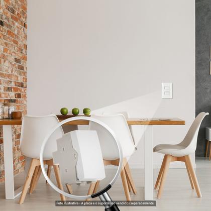 Imagem de Módulo Interruptor Intermediário Sleek Branco Margirius