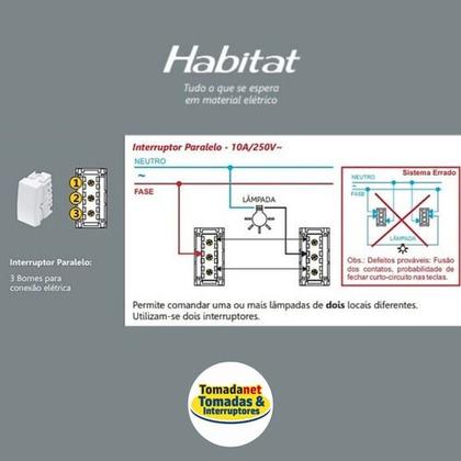 Imagem de Módulo Interruptor Paralelo 16a/250v Fame Habitat