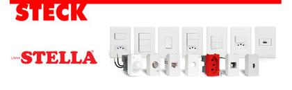 Imagem de Módulo Interruptor Paralelo Steck Stella 868020 Branco NF-e