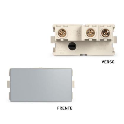 Imagem de Módulo Interruptor Paralelo Three Way 10a Cinza Sleek Colors