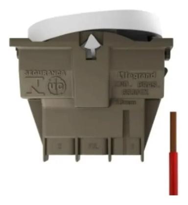 Imagem de Modulo Interruptor Simples 10A Branco 663015 Nereya Legrand