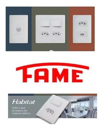 Imagem de Módulo Interruptor Simples 16a/250v Fame Habitat