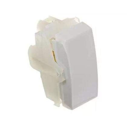 Imagem de Módulo Interruptor Tecla Intermediária Brava Duale Up Iriel Soprano Branco