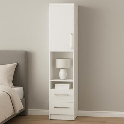 Imagem de Modulo JA Mesa de Cabeceira Alto Georgia Branco Fosco