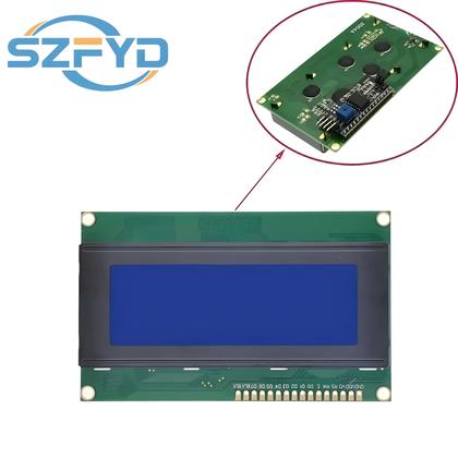 Imagem de Módulo LCD Azul Verde Branco 20x4 Interface Serial IIC I2C Para Adaptador De Display LCD Arduino