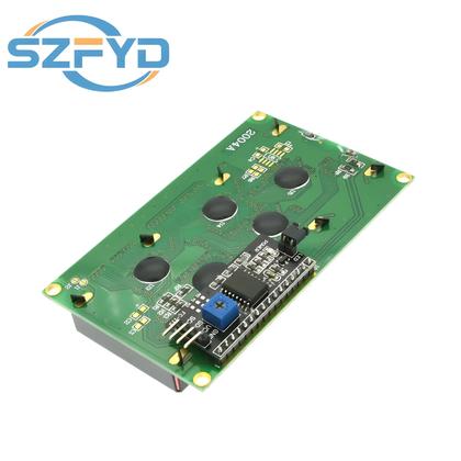 Imagem de Módulo LCD Azul Verde Branco 20x4 Interface Serial IIC I2C Para Adaptador De Display LCD Arduino