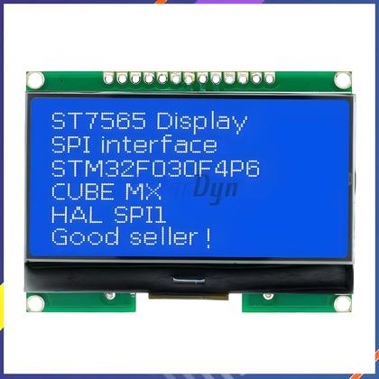 Imagem de Módulo LCD Com Tela De Matriz De Pontos COG Estardyn LCD12864 Com Interface SPI