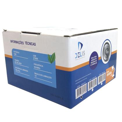 Imagem de Modulo Led AR111 12W com Drive 2700K Preto - Delis - Bivolt