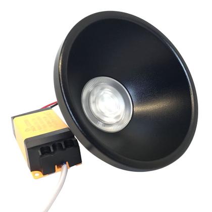 Imagem de Modulo Led AR111 12W com Drive 2700K Preto - Delis - Bivolt