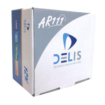 Imagem de Modulo Led AR111 12W com Drive 2700K Preto - Delis - Bivolt