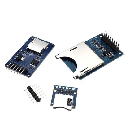 Imagem de Módulo Leitor De Cartão Micro SD Mini TF Com Chip Conversor De Nível SPI Para Kit DIY Arduino