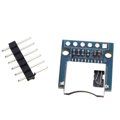 Imagem de Módulo Leitor De Cartão Micro SD Mini TF Com Chip Conversor De Nível SPI Para Kit DIY Arduino