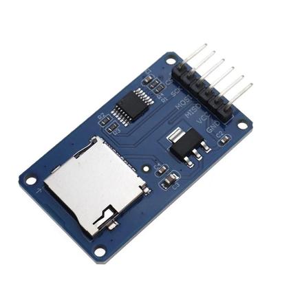 Imagem de Módulo Leitor De Cartão Micro SD Mini TF Com Chip Conversor De Nível SPI Para Kit DIY Arduino