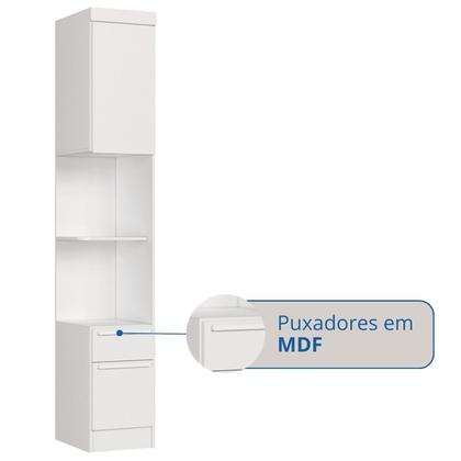 Imagem de Módulo Mesa Cabeceira 2 Portas e 1 Gaveta Infinity