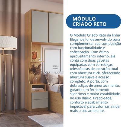 Imagem de Módulo Mesa de Cabeceira 1 Porta Elegance