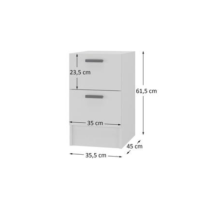 Imagem de Módulo Mesa de Cabeceira 2 Gavetas Viena