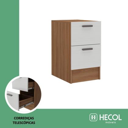 Imagem de Módulo Mesa de Cabeceira 2 Gavetas Viena