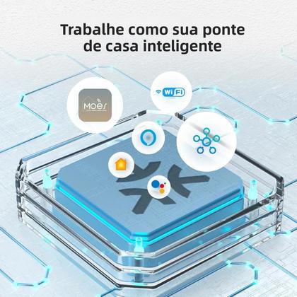 Imagem de Módulo Mini Interruptor WiFi Inteligente Tuya Matter Relé Temporizador Automação Residencial