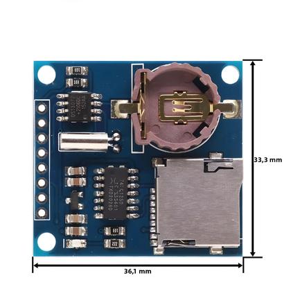 Imagem de Módulo Mini Registrador De Dados 5V Com Cartão SD Para Arduino Raspberry Pi V1.0