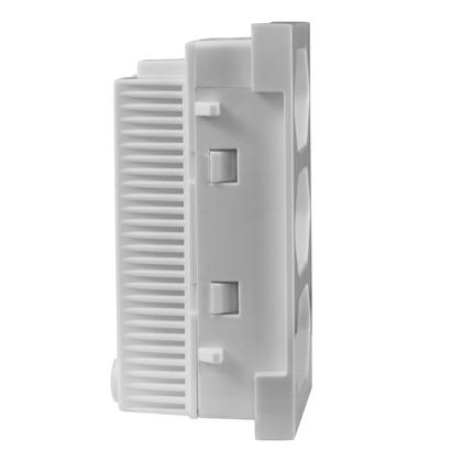 Imagem de Módulo Monobloco com 3 Tomadas 10A 250V~ Linha Vivaz Branca Ilumi - 75123