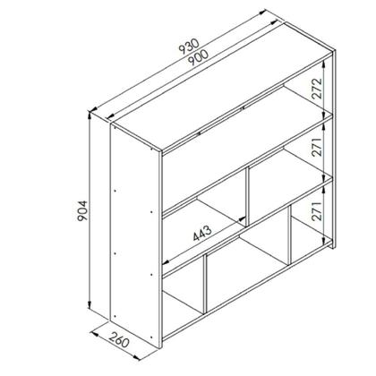 Imagem de Modulo Organizador Multiuso Funcionale MO080 Art In Moveis