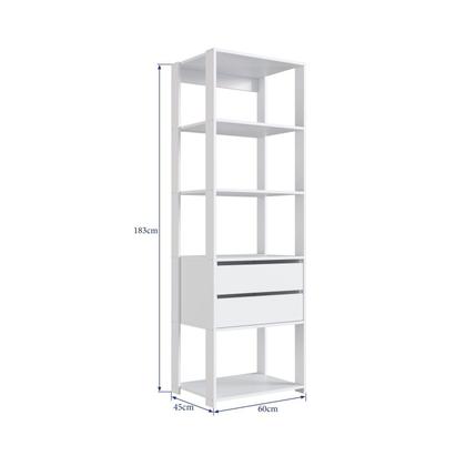 Imagem de Módulo para Closet com Prateleiras e Gavetas 183x45x60cm Montana Prodecor