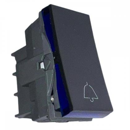 Imagem de Modulo Pial Plus+ 1 Campainha Borne Automatico Preto 611012P