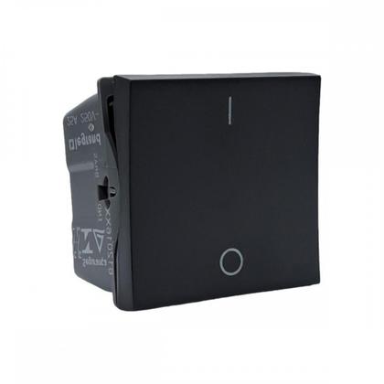 Imagem de Modulo Pial Plus+ 1 Simples Bipolar 25A. Borne Automatico Preto - 612016Pt