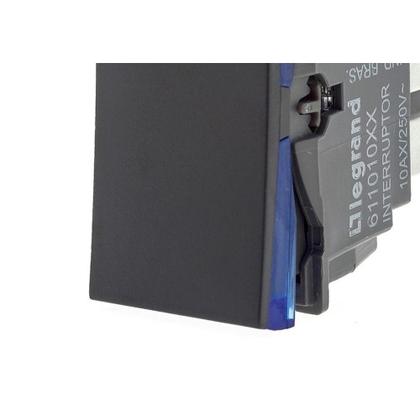 Imagem de Modulo Pial Plus+ 1 Simples Bipolar 25A. Borne Automatico Preto - 612016Pt