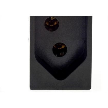 Imagem de Modulo Pial Plus+ 1 Tomada 10A. Borne Automatico Preta - 615038Pt