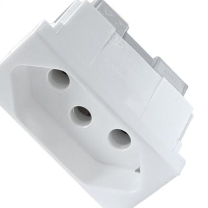 Imagem de Modulo Pial Plus 1 Tomada 10A. Branco 615040