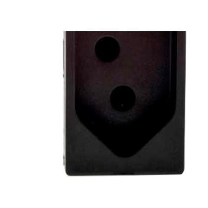 Imagem de Modulo Pial Plus+ Preto 1Tomada 10A Borne Automatico 615038Pt