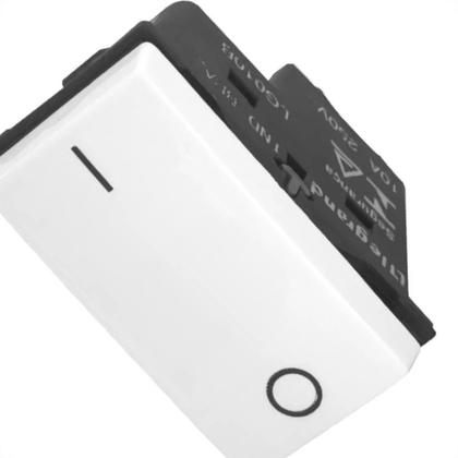 Imagem de Modulo Pial Pop Branco Simples Bipolar 10A Lg010B