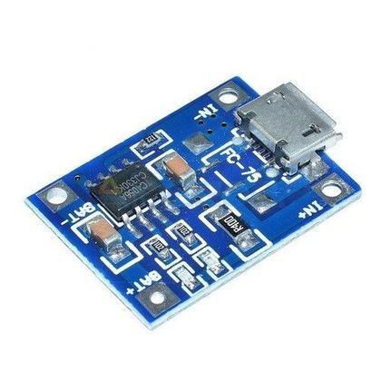 Imagem de Módulo Placa Carregador Bateria Lítio Usb 4056 Arduino