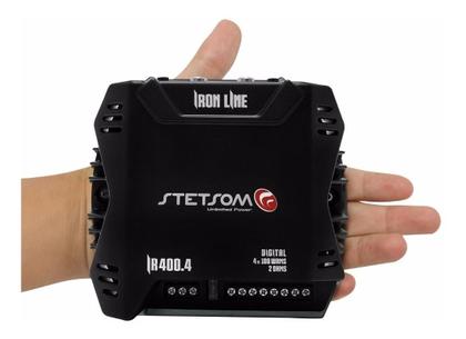 Imagem de Modulo Potência Amplificador som Stetsom Mono Digital 4 Canais 2 Ohms 400 watts Rms IR-400.4 Iron Line