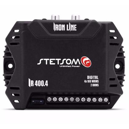 Imagem de Modulo Potência Amplificador som Stetsom Mono Digital 4 Canais 2 Ohms 400 watts Rms IR-400.4 Iron Line