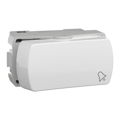 Imagem de Modulo Pulsador Campainha 10A 250V Branco Miluz Schneider