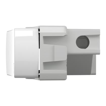Imagem de Modulo Pulsador Campainha 10A 250V Branco Miluz Schneider