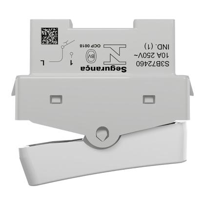 Imagem de Modulo Pulsador Campainha 10A 250V Branco Miluz Schneider