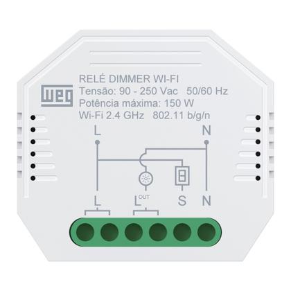 Imagem de Modulo Rele Dimmer Weg Home 1 Canal Bivolt Smart Wi-Fi