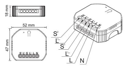 Imagem de Módulo Rele Para Controle de Persianas e Cortinas Bivolt Wi-Fi + RF Weg Home