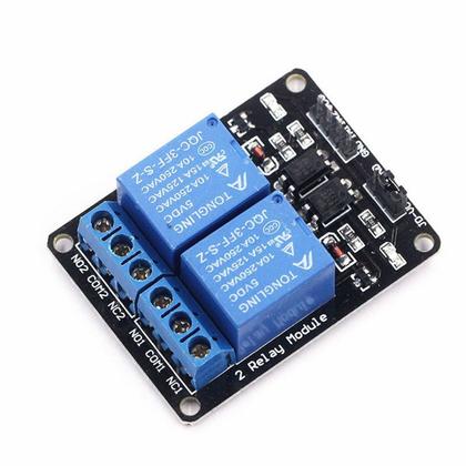 Imagem de Módulo Relé Rele 2 Canais 5v Para Arduino Pic e Raspberry Pi