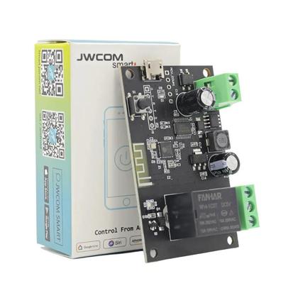 Imagem de Módulo Relé Wi-Fi Pulso Portão Fechadura Elétrica Jwcom