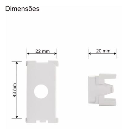 Imagem de Módulo Saída de Fio 4 Unidades Linha B3 Margirius 19406