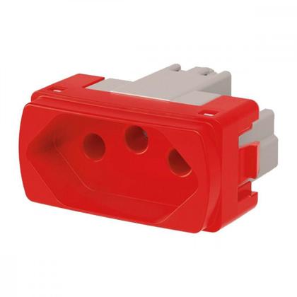 Imagem de Modulo Schneider Miluz 1 Tomada 20A. 2P+T. Vermelha - S3B70359